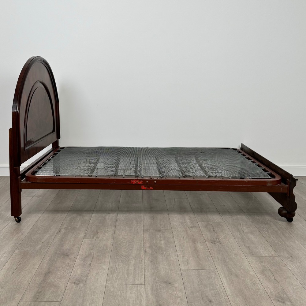 Antique 19th Century Good Quality Double Bed In Mahogany  View III