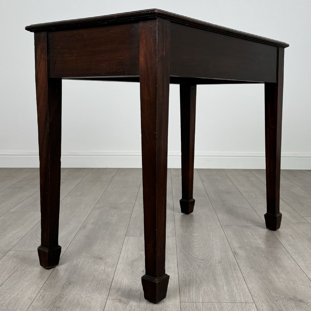 Antique 20th Century Writing Table In Mahogany  View III