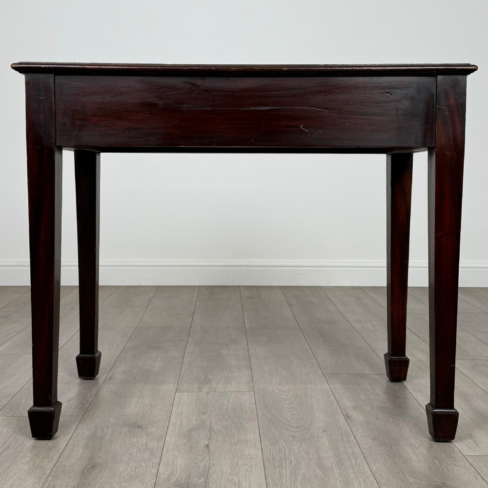 Antique 20th Century Writing Table In Mahogany  View V