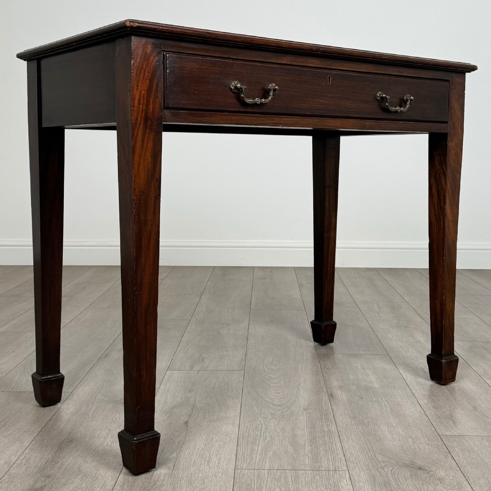 Antique 20th Century Writing Table In Mahogany  View VIII