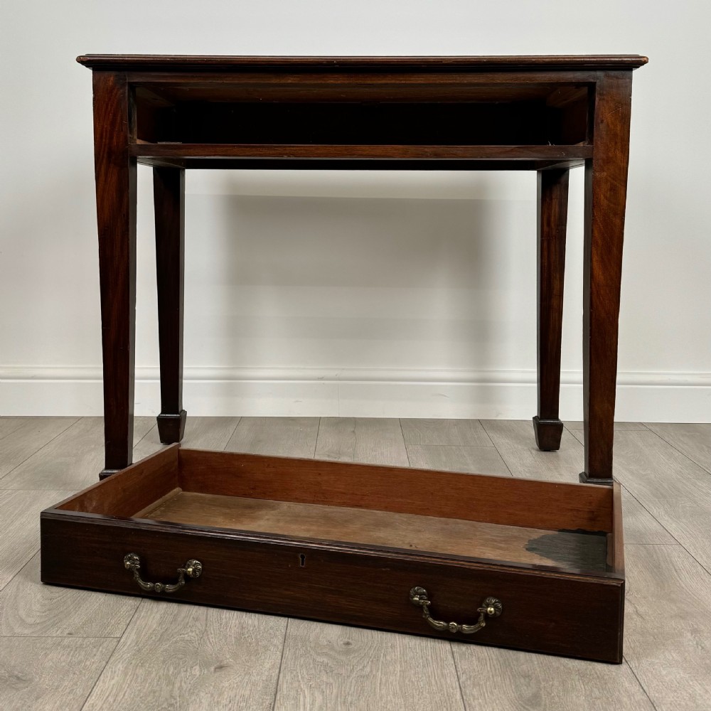 Antique 20th Century Writing Table In Mahogany  View X