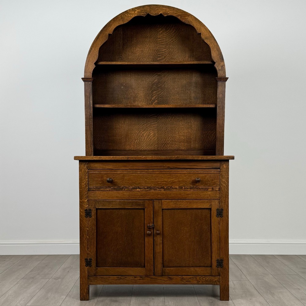 Antique 20th Century Good Quality Dresser In Oak 