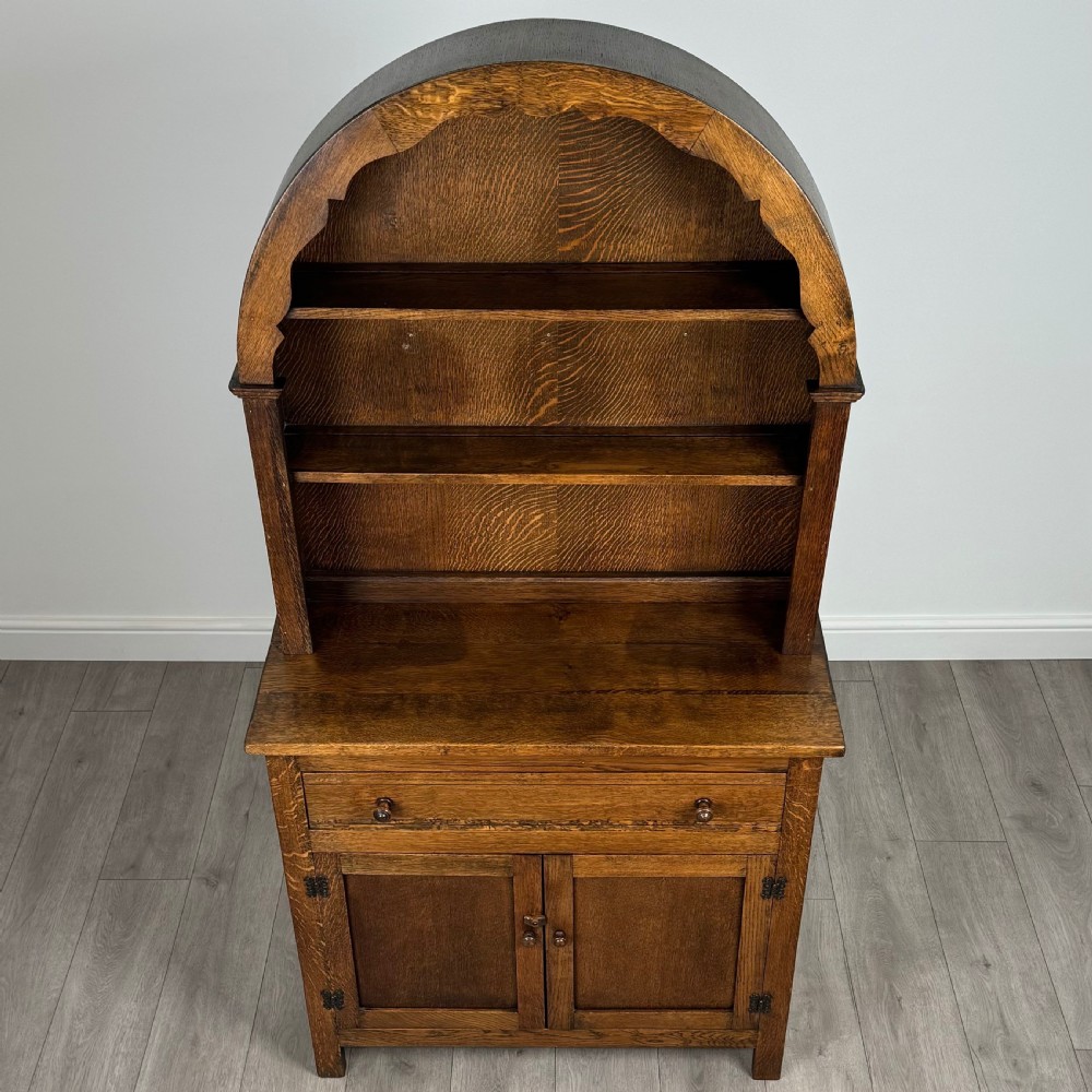 Antique 20th Century Good Quality Dresser In Oak  View IX