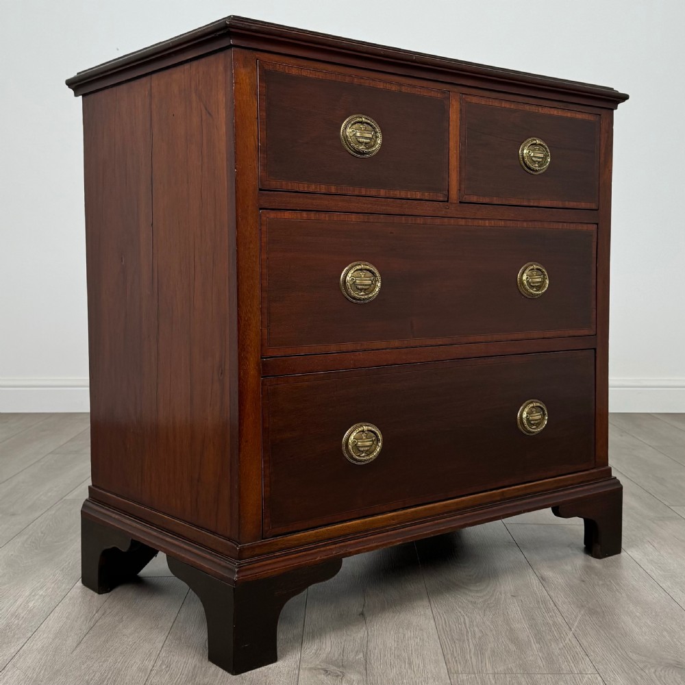 Antique 18th Century Small Chest Of Drawers In Mahogany  View VIII