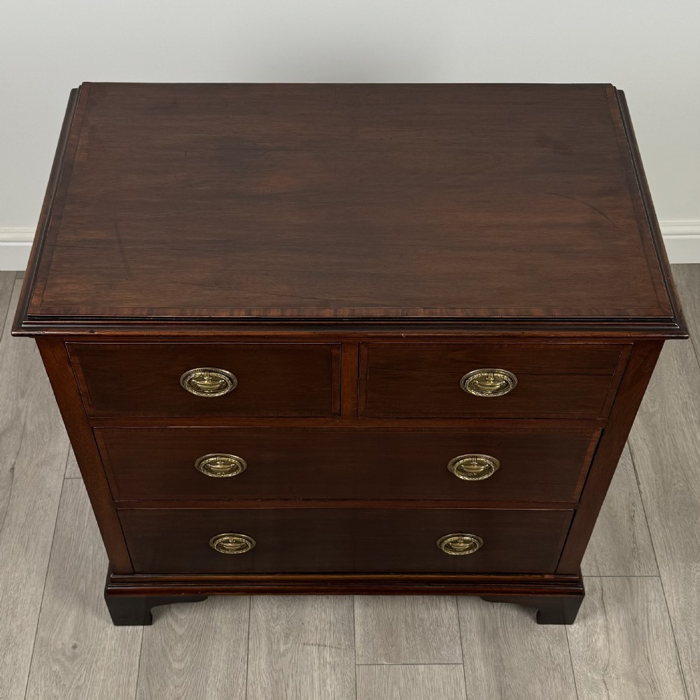 Antique 18th Century Small Chest Of Drawers In Mahogany  View IX