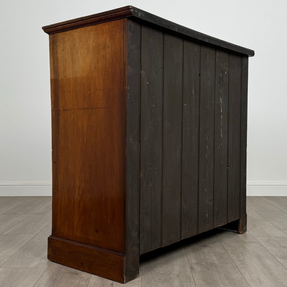 Antique 20th Century Good Quality Walnut Chest Of Drawers  View V