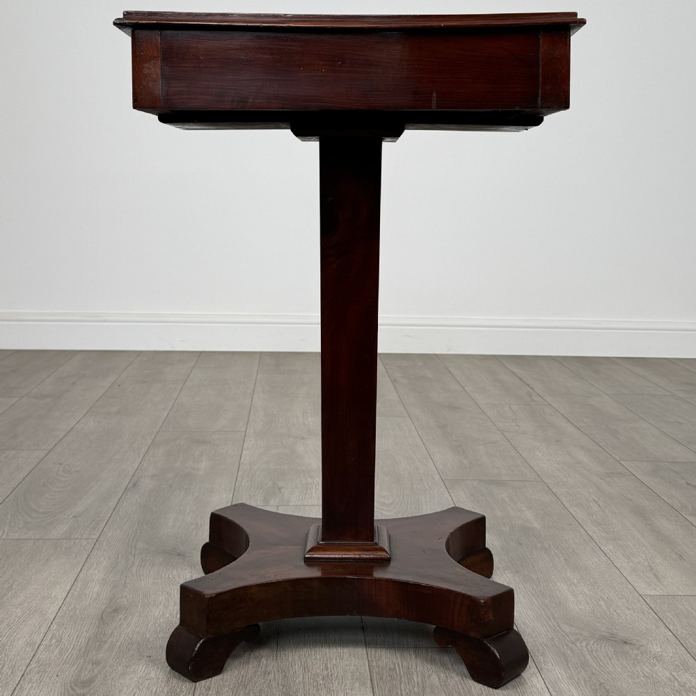 Antique 19th Century Side Table In Mahogany  View V
