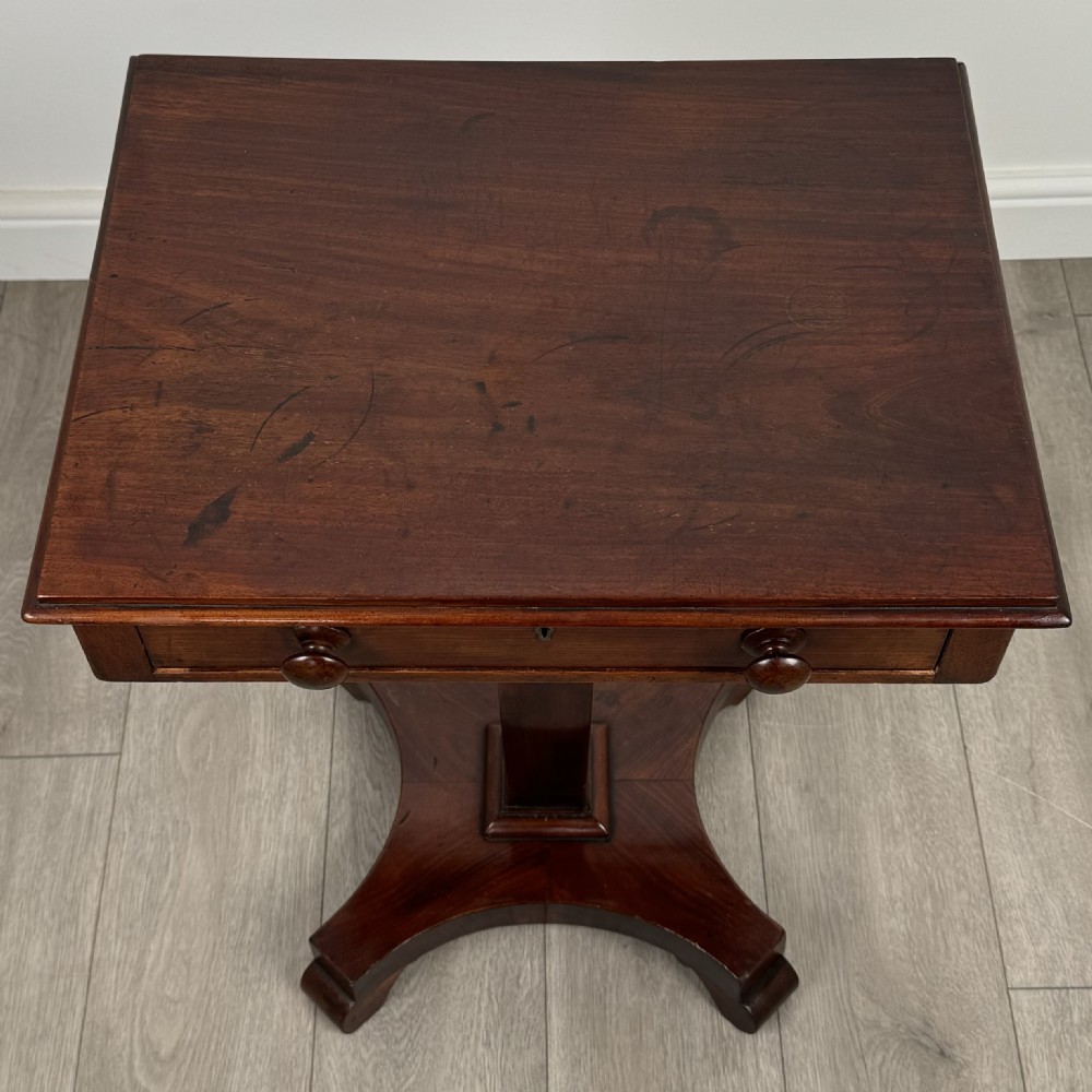 Antique 19th Century Side Table In Mahogany  View VIII