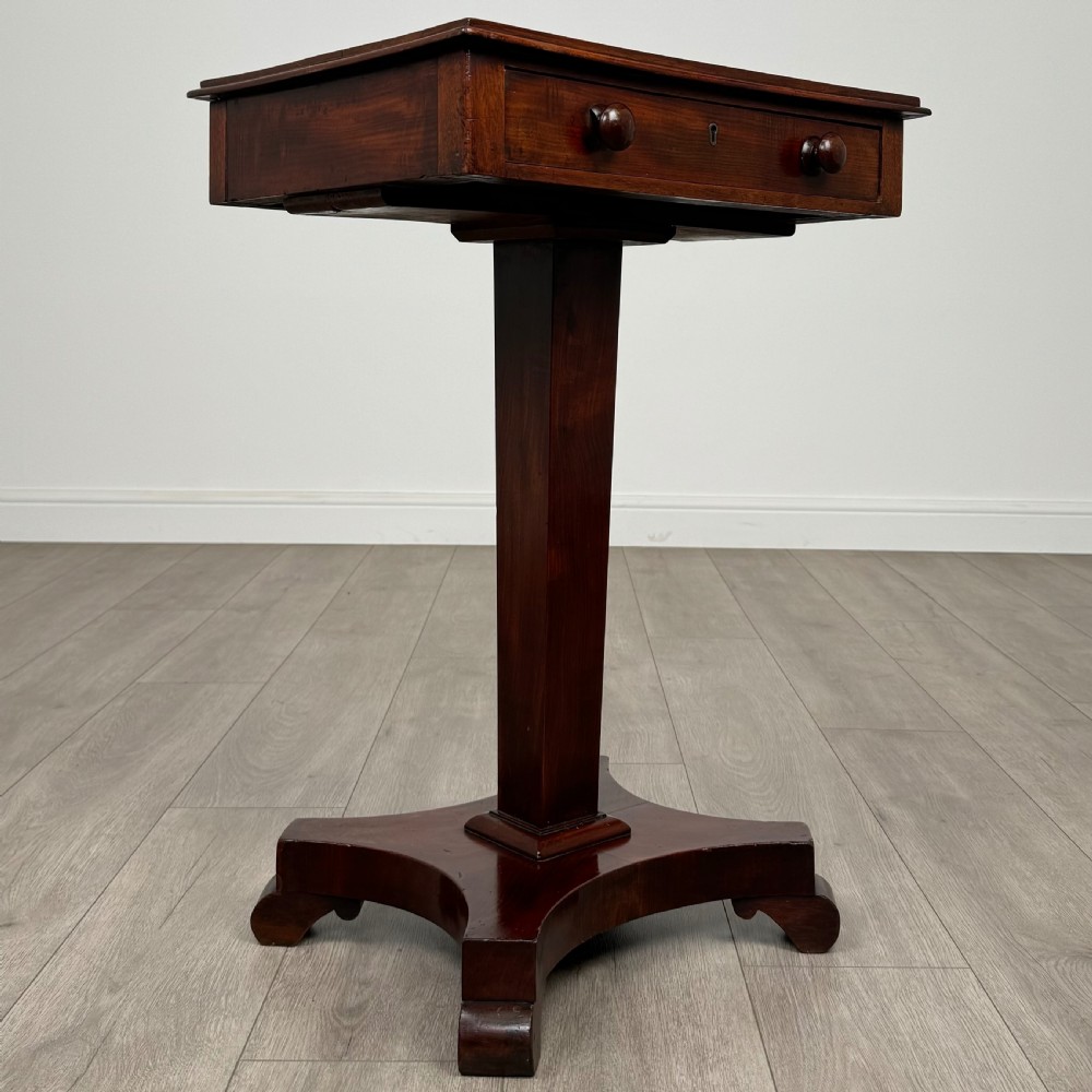 Antique 19th Century Side Table In Mahogany  View IX