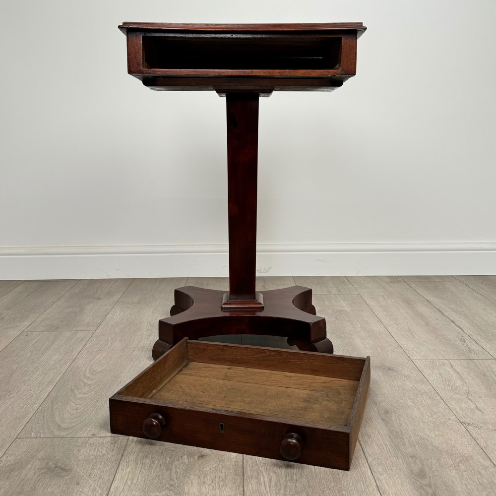 Antique 19th Century Side Table In Mahogany  View X
