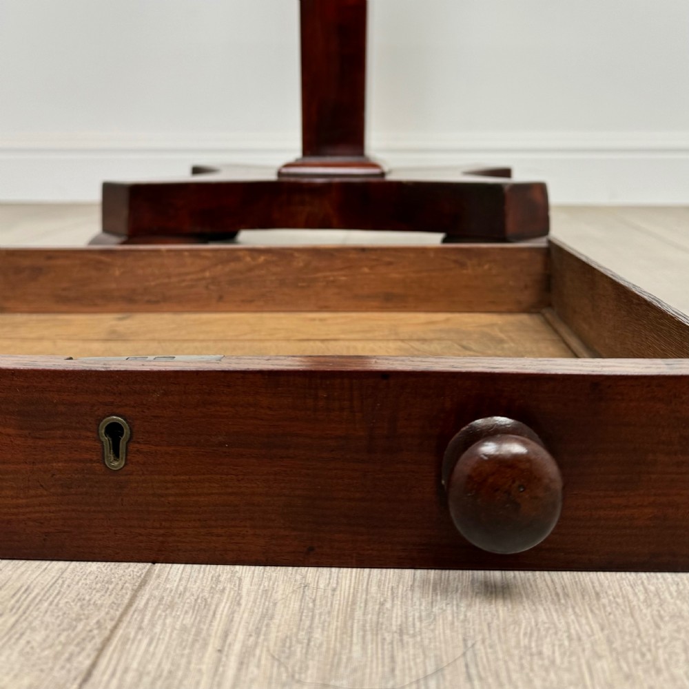 Antique 19th Century Side Table In Mahogany  View XI