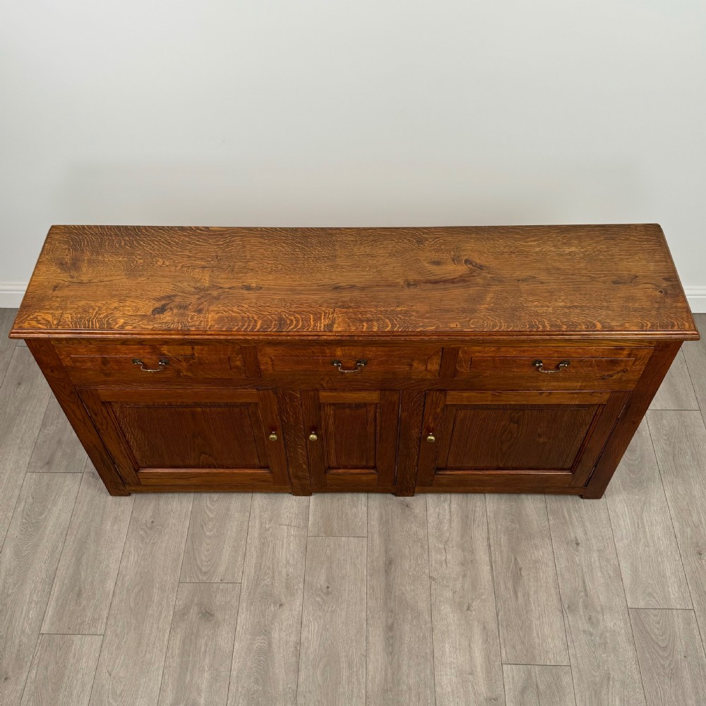  Antique 20th Century Fine Quality Dresser Base In Oak  View X