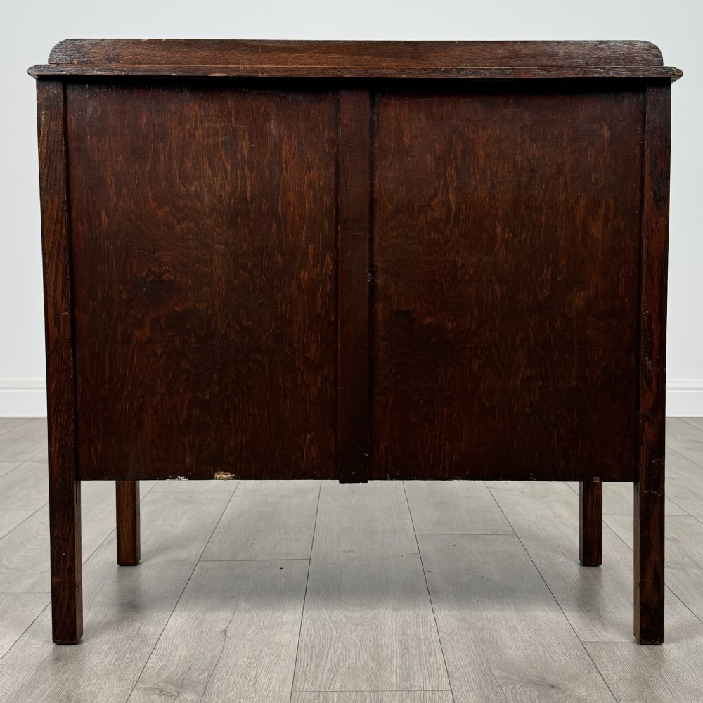 Antique 20th Century Golden Oak Chest Of Drawers  View V