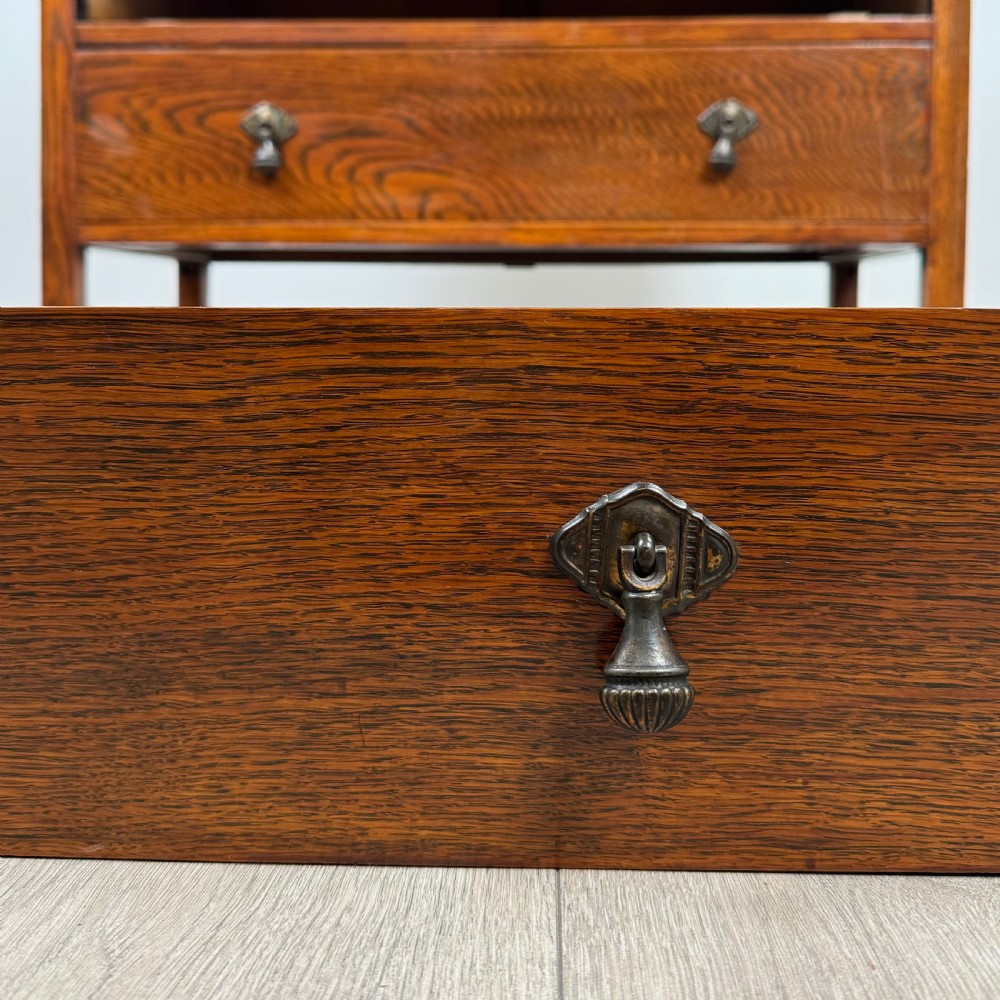Antique 20th Century Golden Oak Chest Of Drawers  View XI