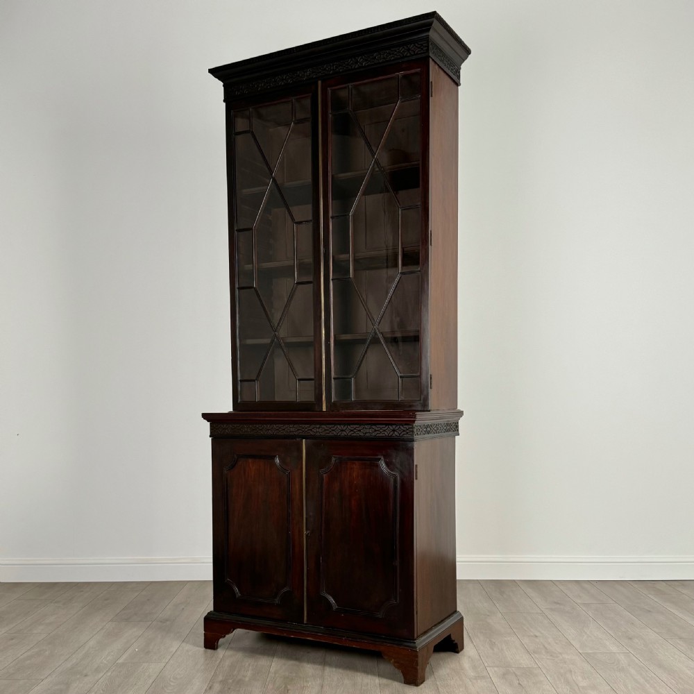 Antique 19th Century Chippendale Style Bookcase  View IV