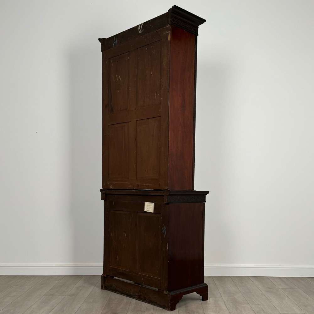 Antique 19th Century Chippendale Style Bookcase  View VII