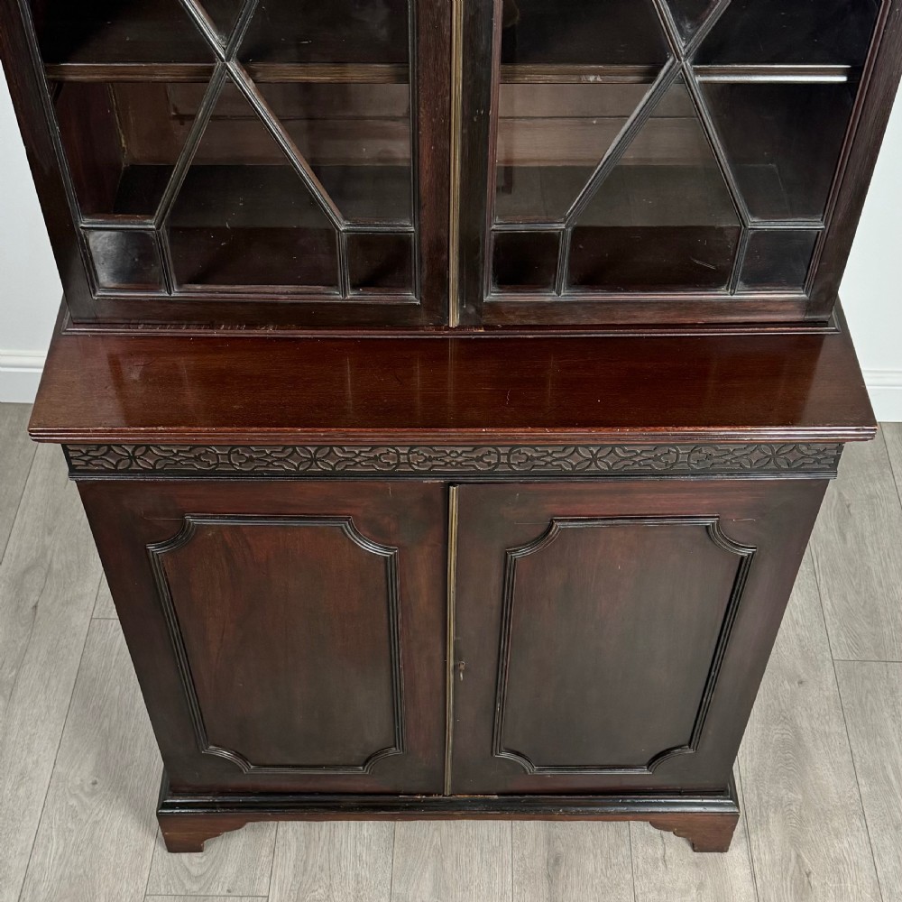Antique 19th Century Chippendale Style Bookcase  View XI