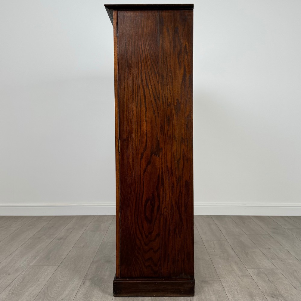Antique 20th Century Small Oak Wardrobe Of Good Quality  View IV