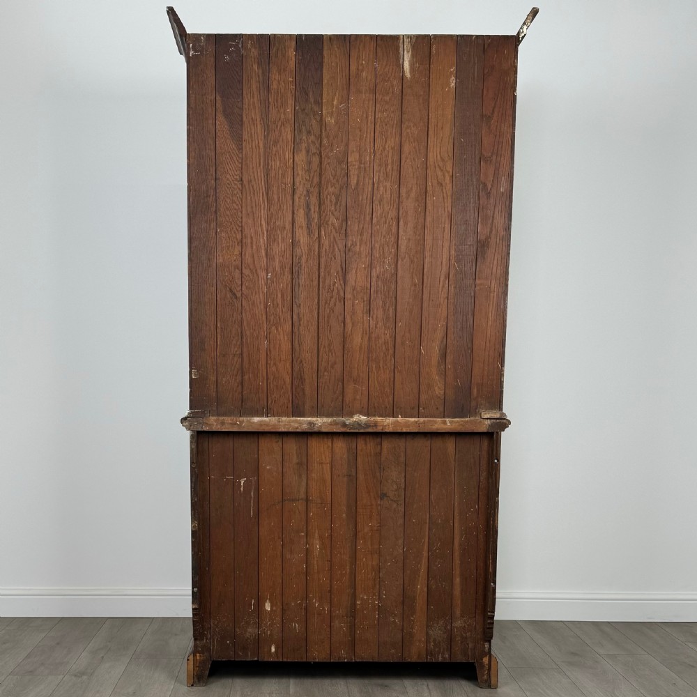 Antique 20th Century Fine Quality Bookcase In Oak  View VII