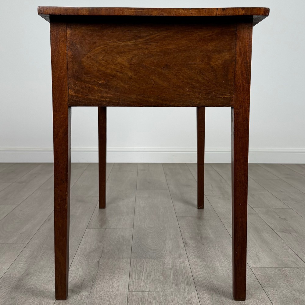 Antique 19th Century Good Quality Writing Table In Mahogany  View III