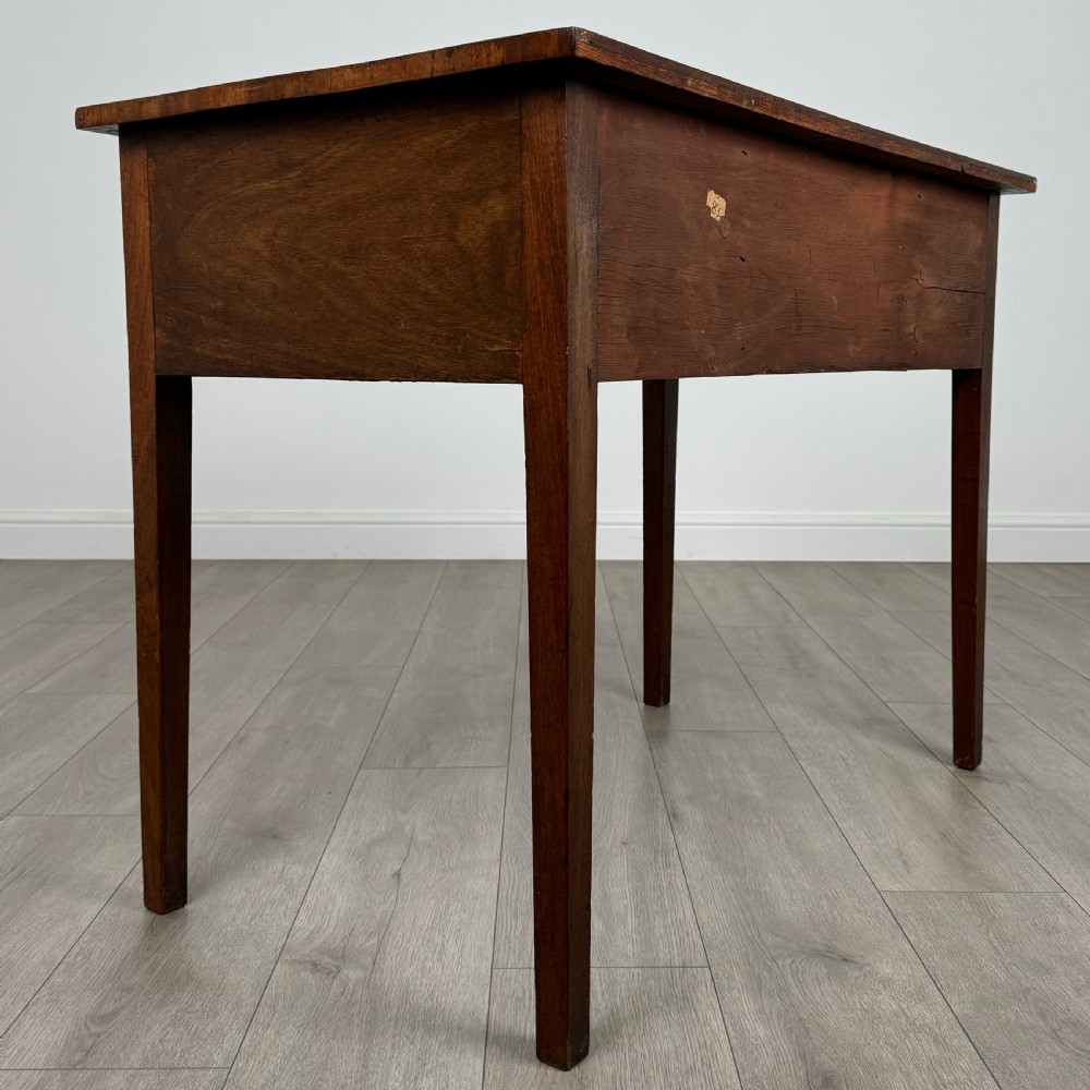 Antique 19th Century Good Quality Writing Table In Mahogany  View IV