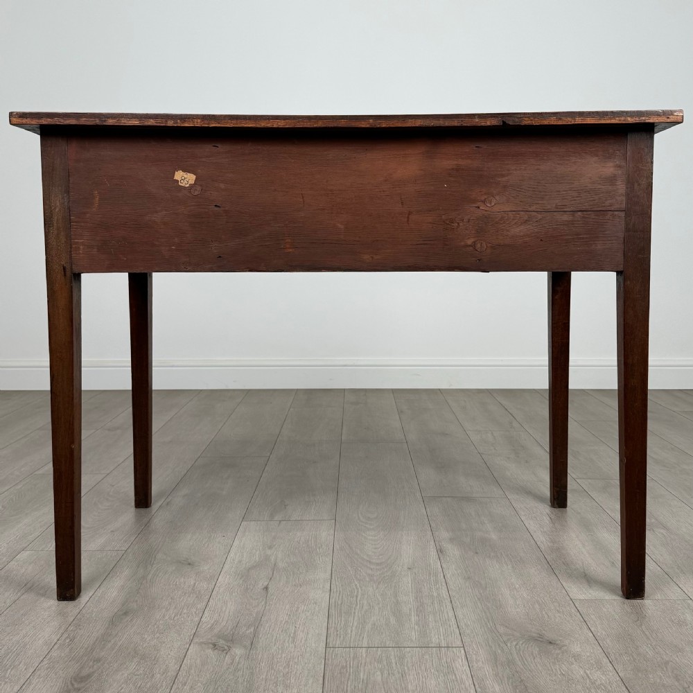 Antique 19th Century Good Quality Writing Table In Mahogany  View V