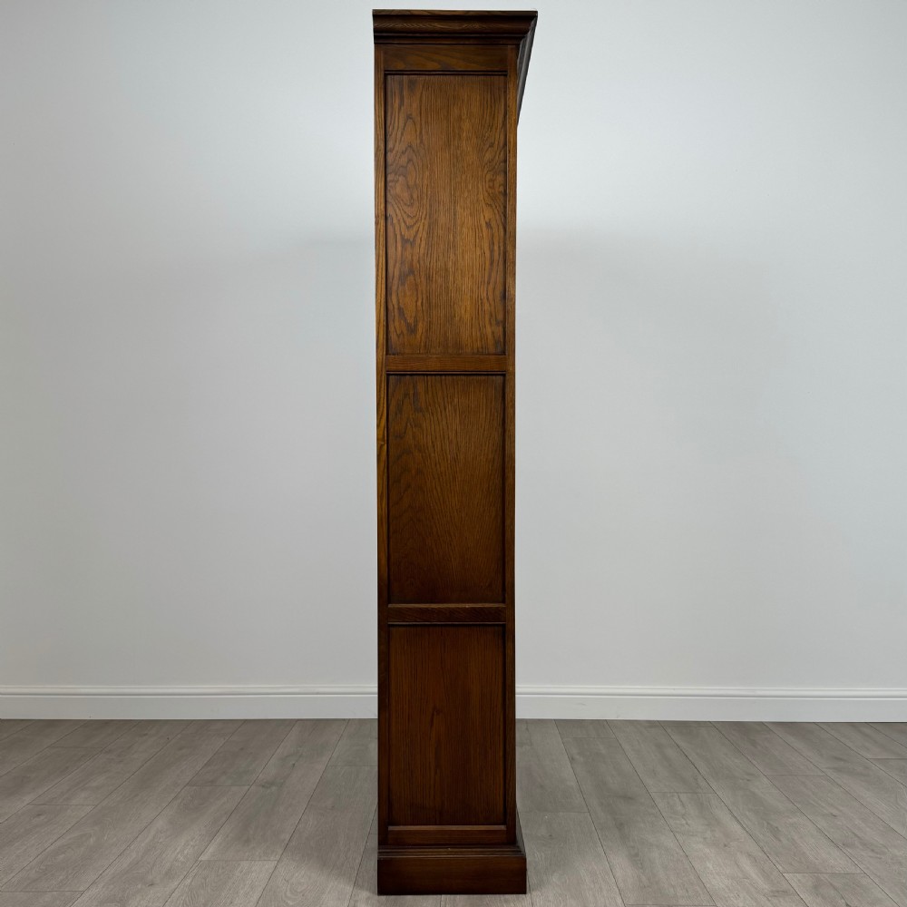 Antique 20th Century Carved Open Bookcase In Oak  View VIII