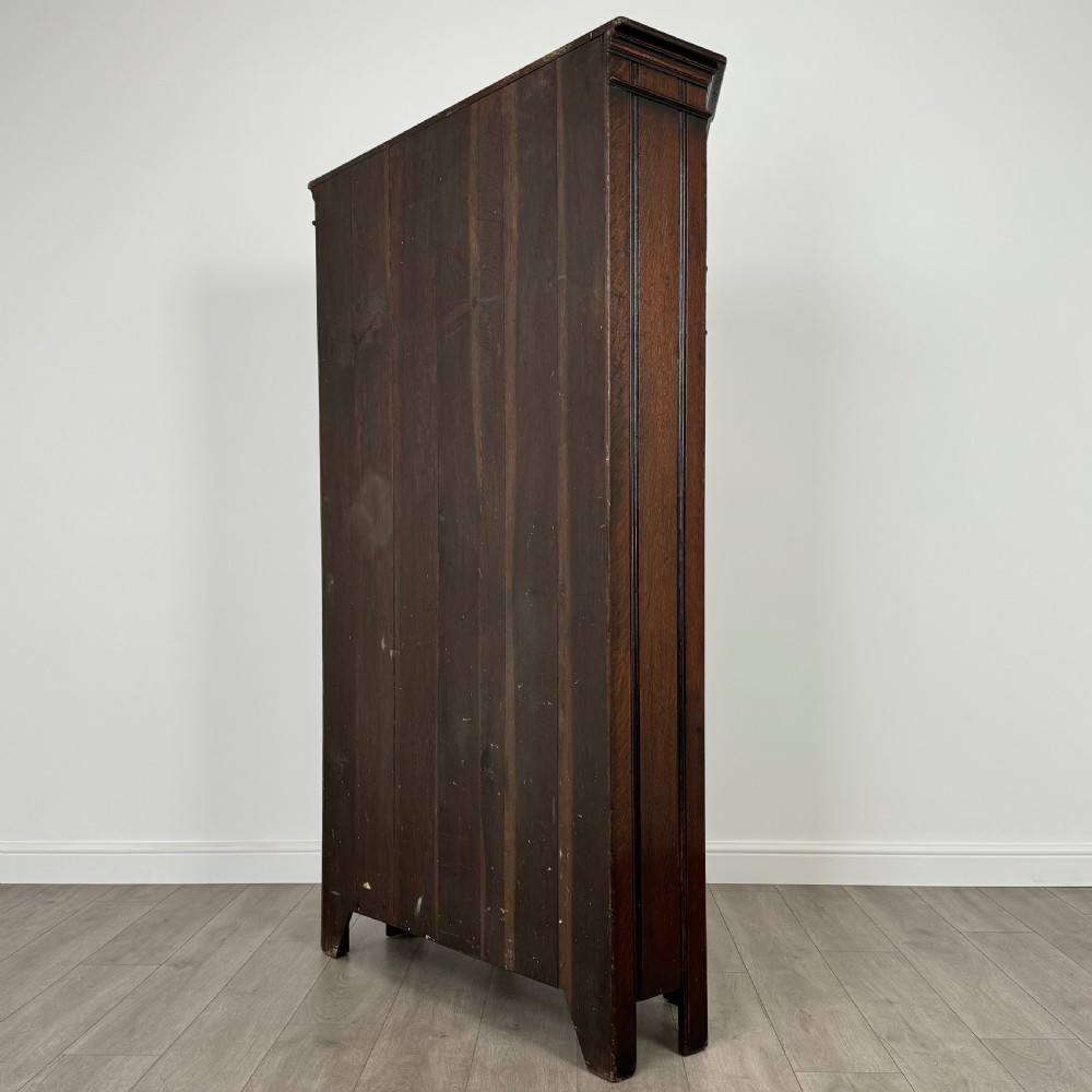  Antique 20th Century Fine Quality Wardrobe In Oak View VII