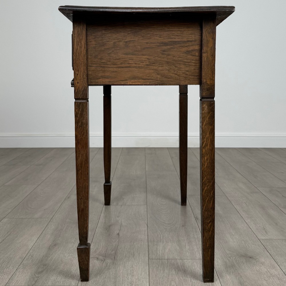 Antique 20th Century Writing Table In Oak  View IV