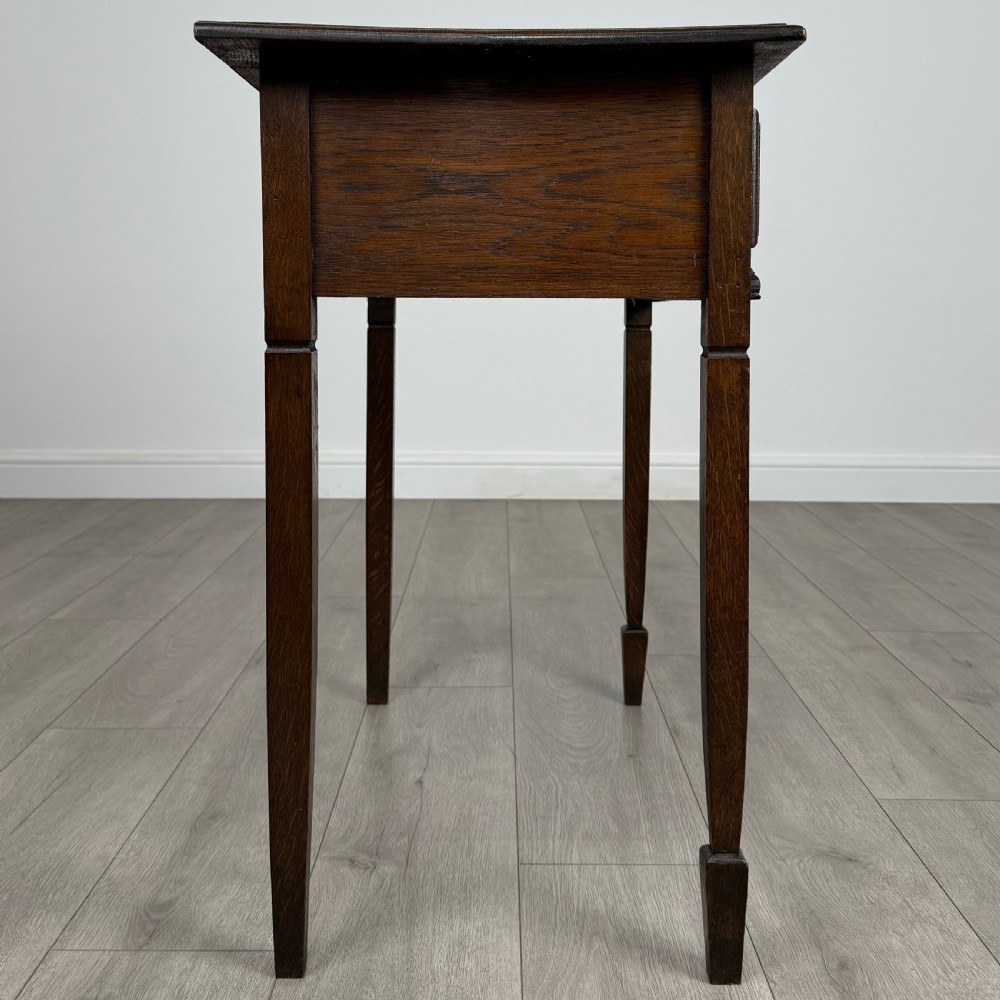 Antique 20th Century Writing Table In Oak  View VII