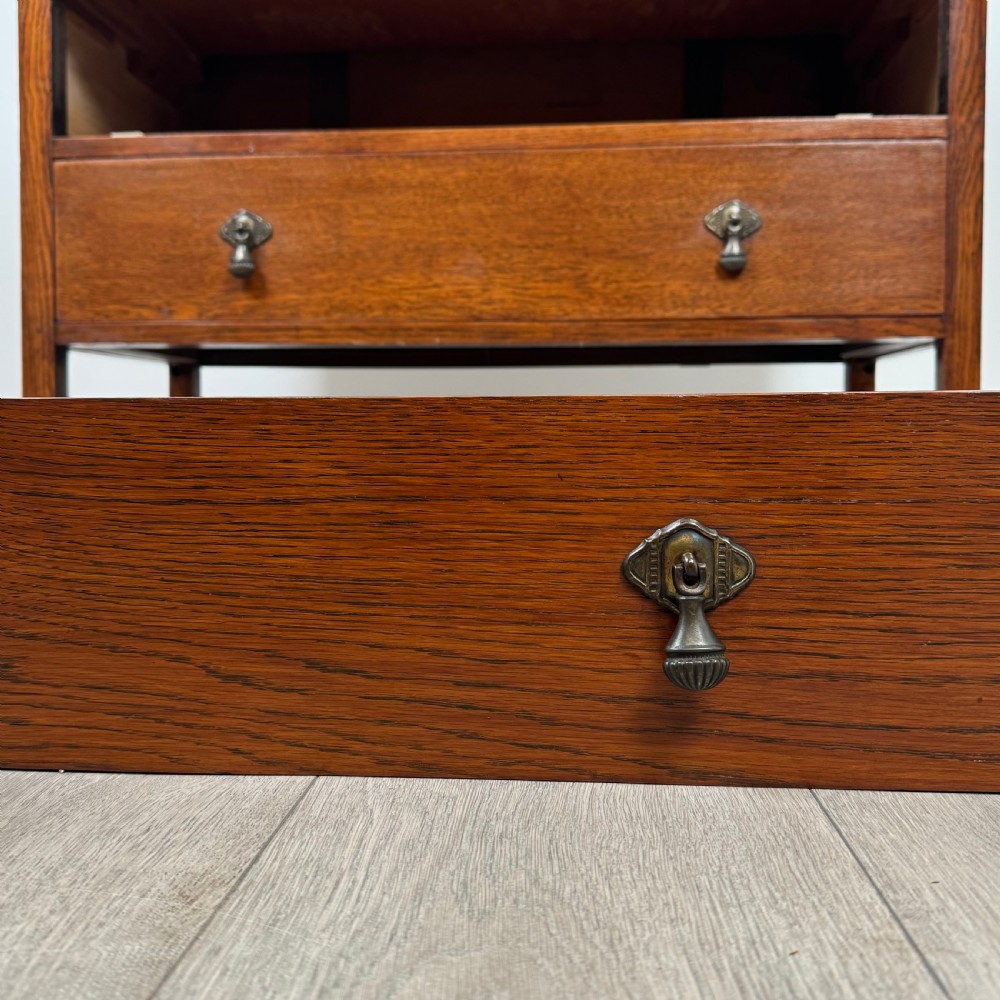 Antique 20th Century Golden Oak Chest Of Drawers  View XI