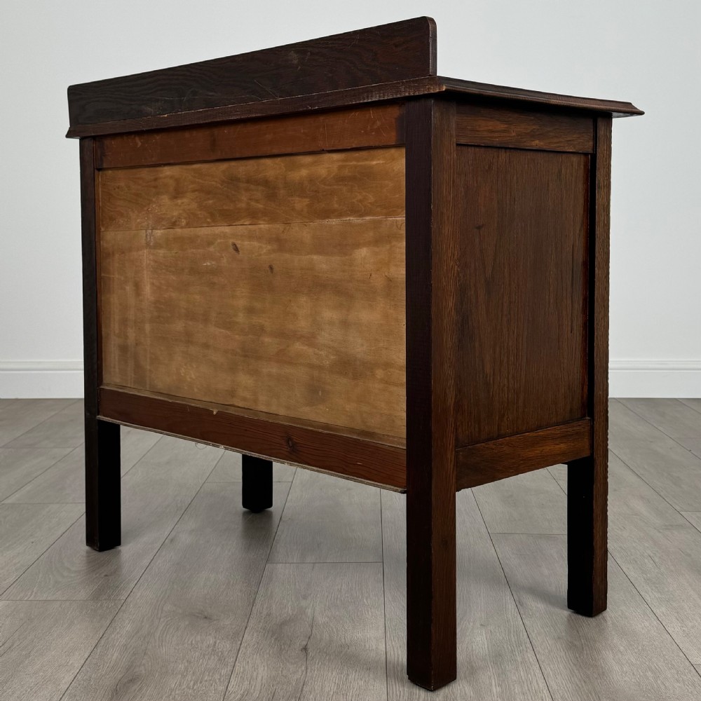 Antique 20th Century Good Quality Cupboard In Oak  View VII
