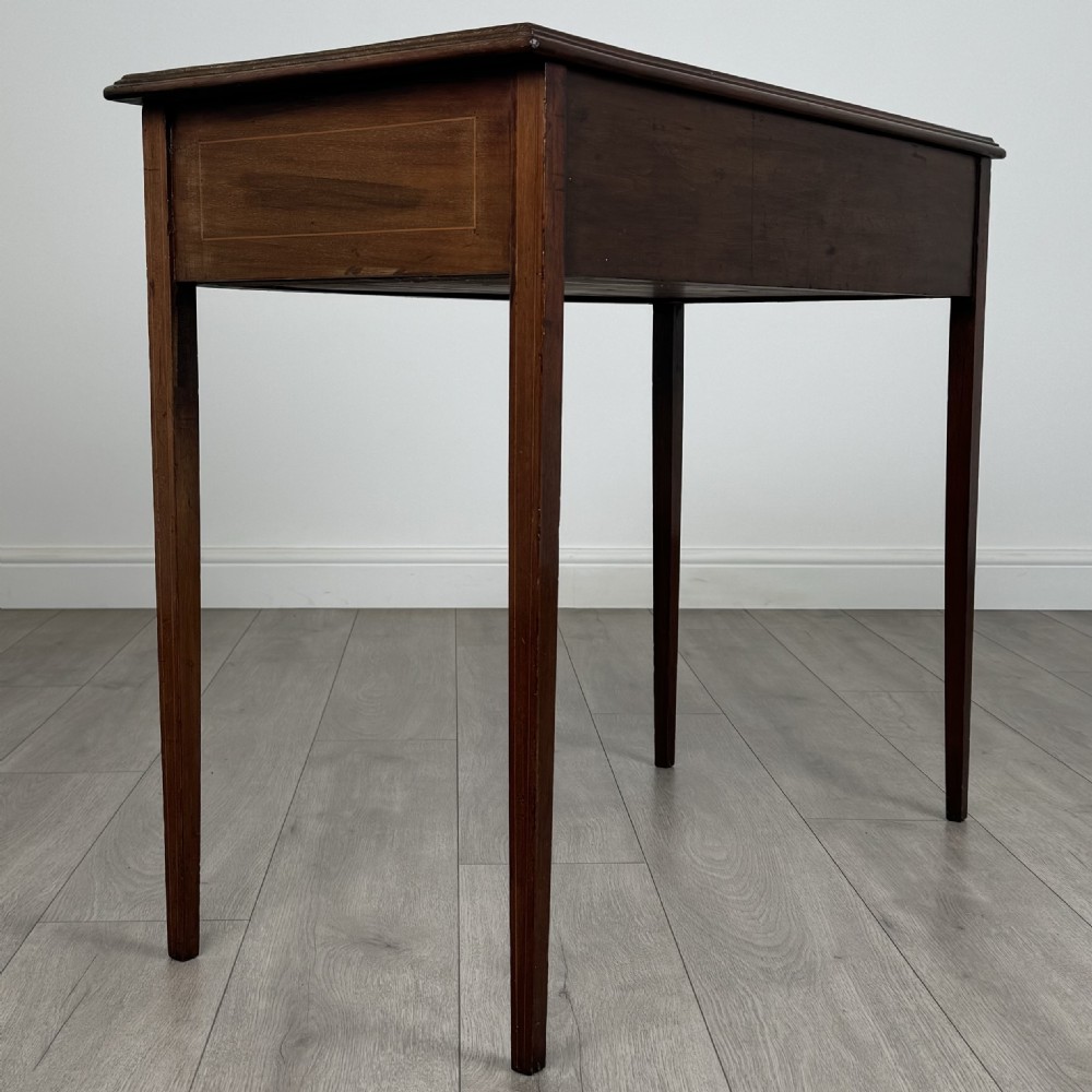  Antique 20th Century Fine Quality Writing Table In Mahogany View IV