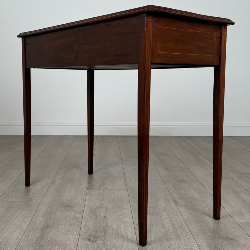  Antique 20th Century Fine Quality Writing Table In Mahogany View VI