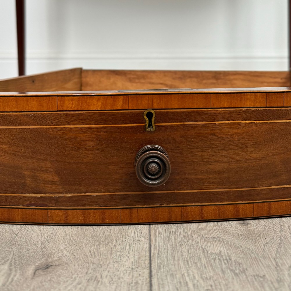  Antique 20th Century Fine Quality Writing Table In Mahogany View XI