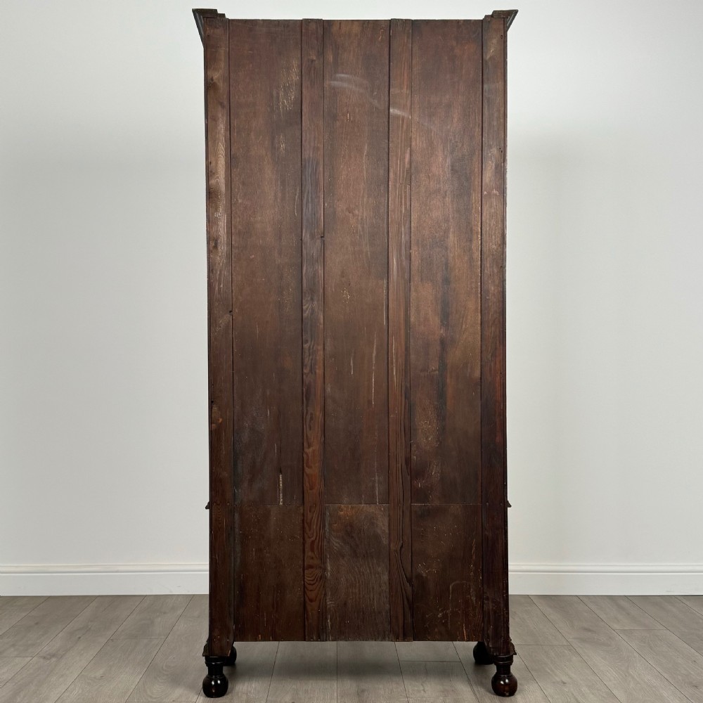 Antique 20th Century Glazed Display Cabinet In Oak 
 View VII