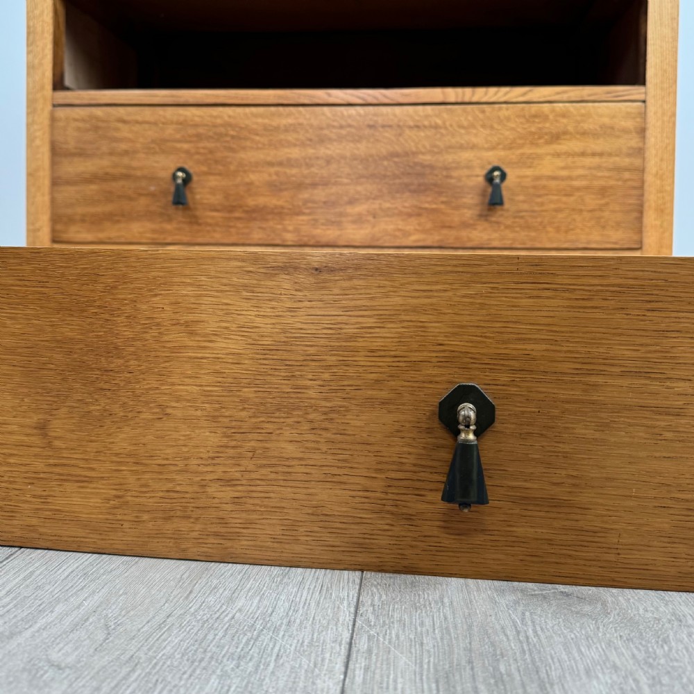 Antique 20th Century Golden Oak Chest Of Drawers View XI