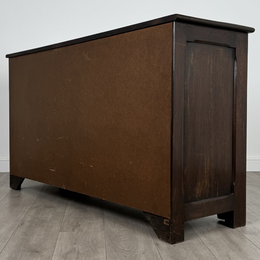 Antique 20th Century Good Quality Sideboard In Oak  View VII