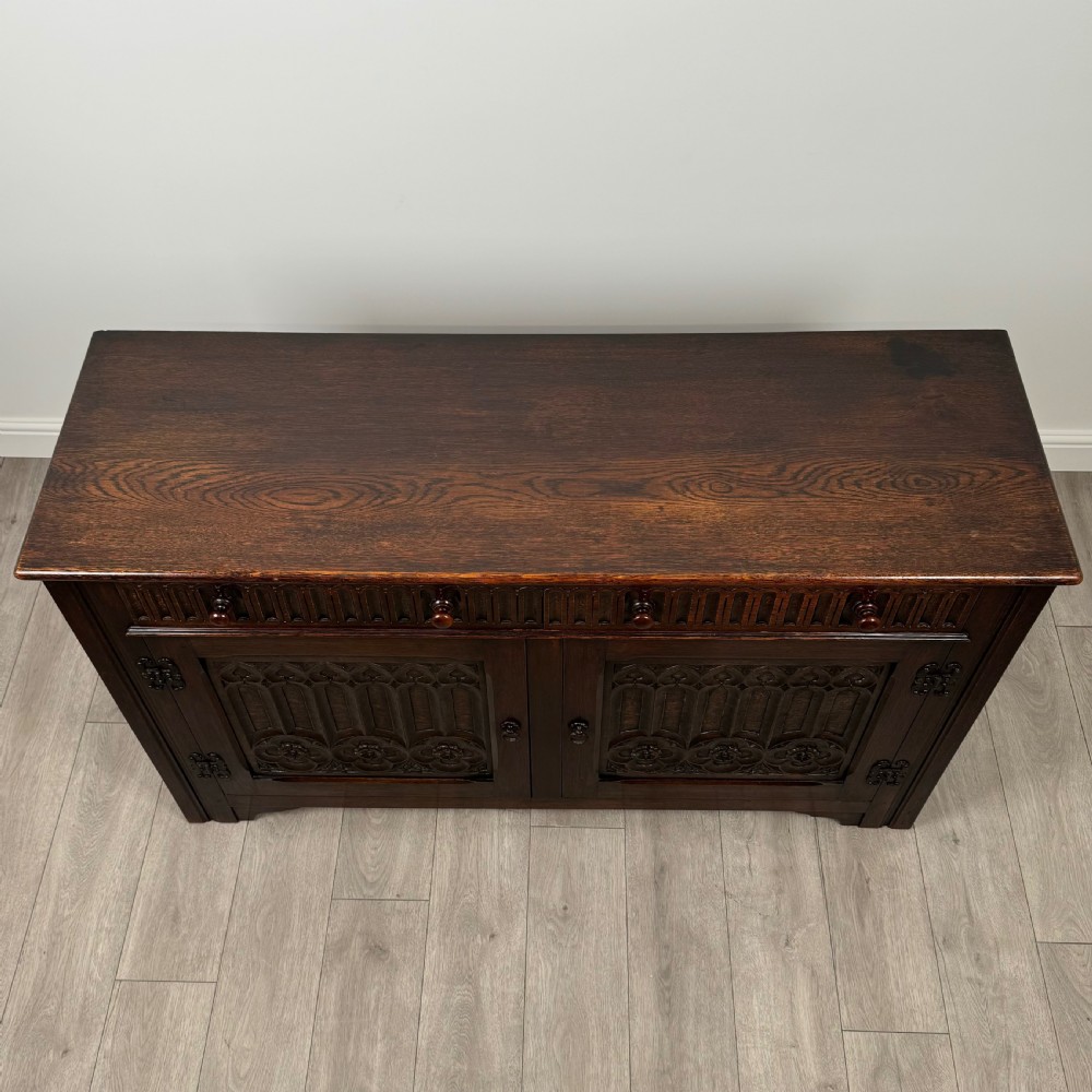 Antique 20th Century Good Quality Sideboard In Oak  View X