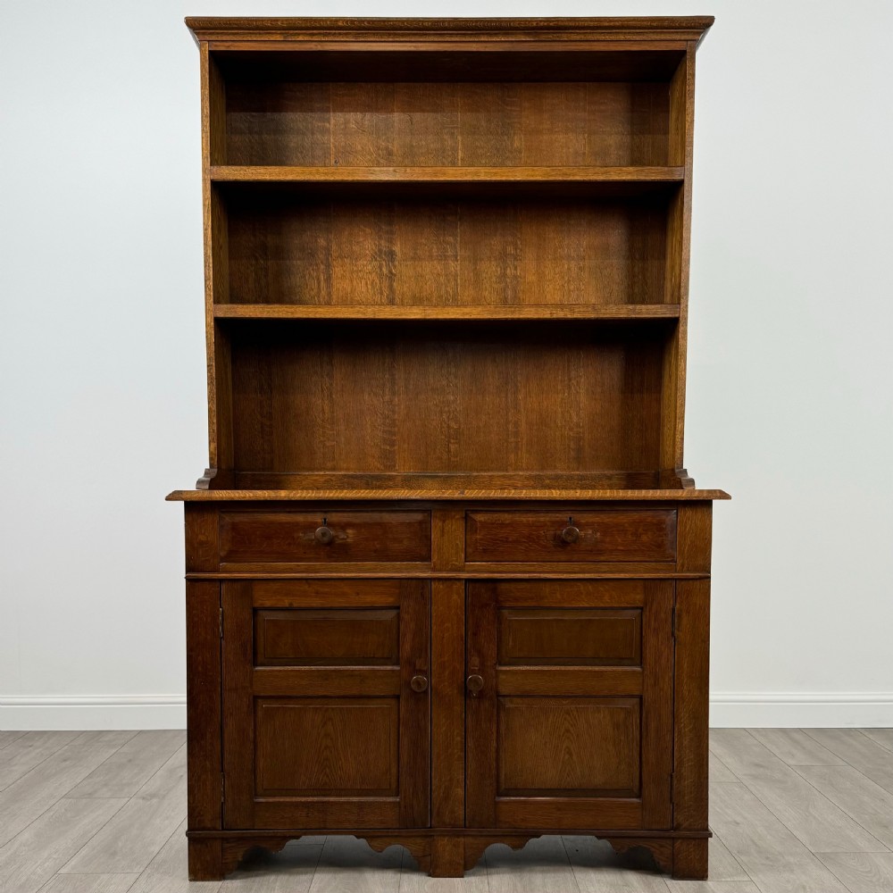 Antique 20th Century Good Quality Dresser In Oak