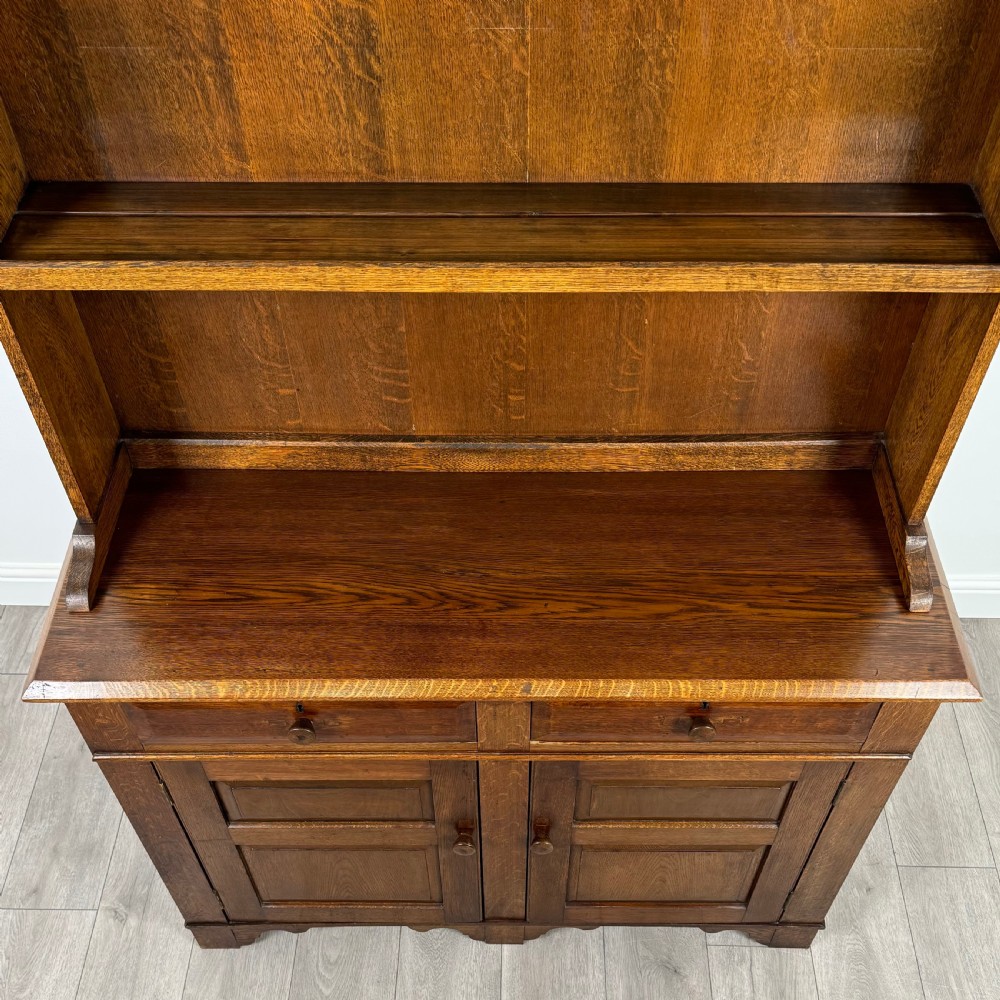 Antique 20th Century Good Quality Dresser In Oak View X