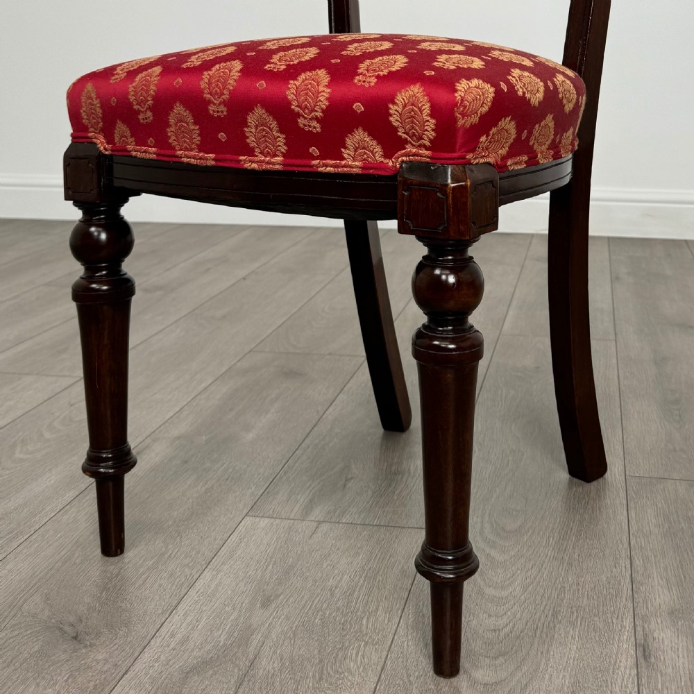 Antique 19th Century Set Of 6 Fine Quality Dining Chairs  View V
