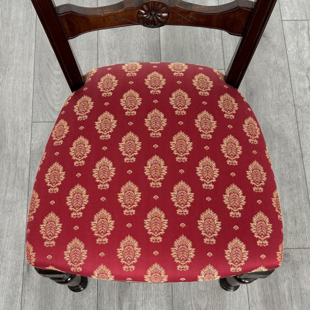 Antique 19th Century Set Of 6 Fine Quality Dining Chairs  View VII