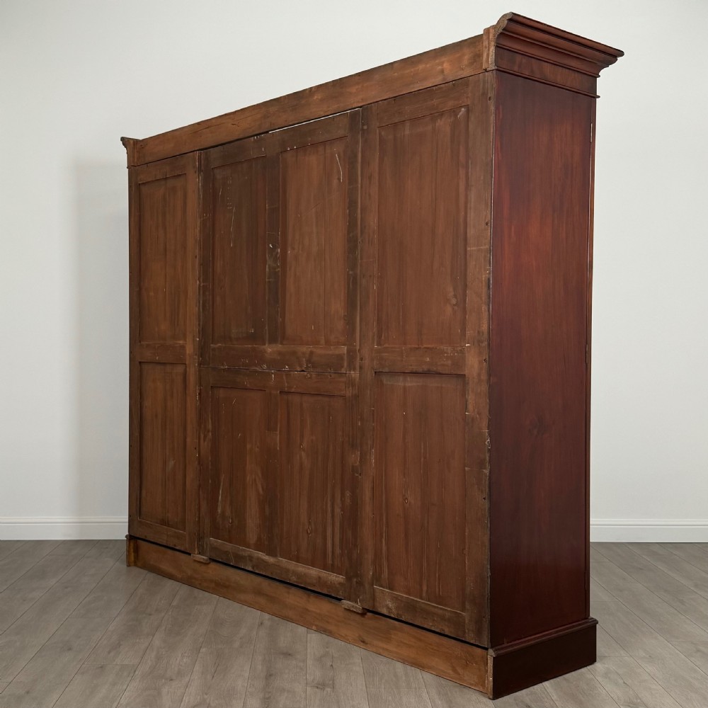 Antique 19th Century Fine Quality Large Mahogany Wardrobe  View IX