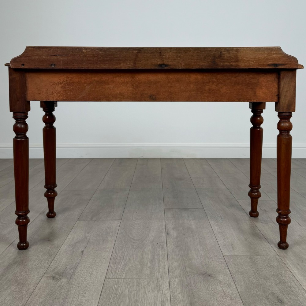 Antique 19th Century Writing Table In Mahogany  View V