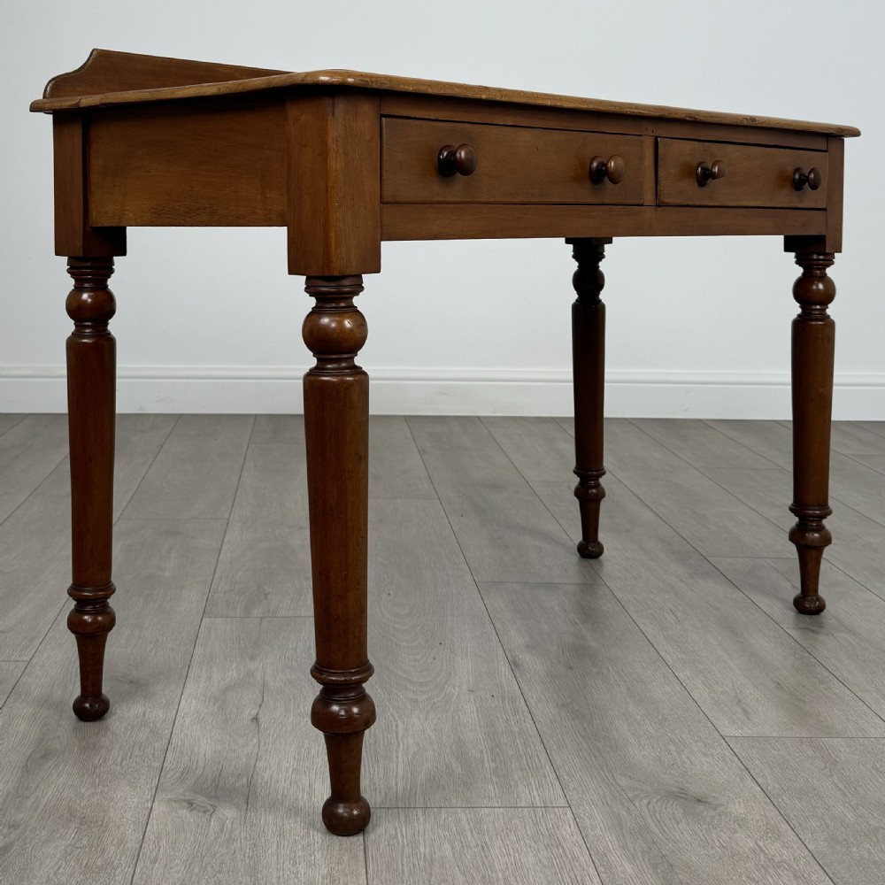 Antique 19th Century Writing Table In Mahogany  View VII