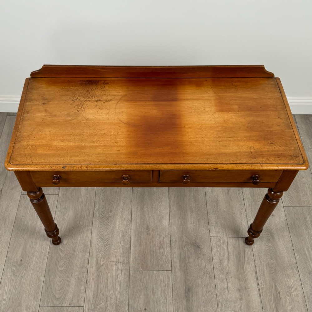 Antique 19th Century Writing Table In Mahogany  View IX