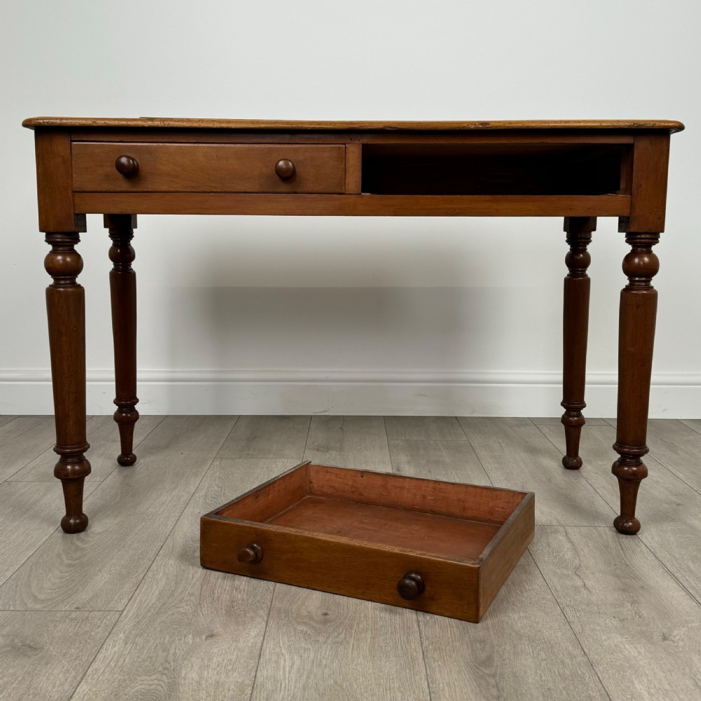 Antique 19th Century Writing Table In Mahogany  View X