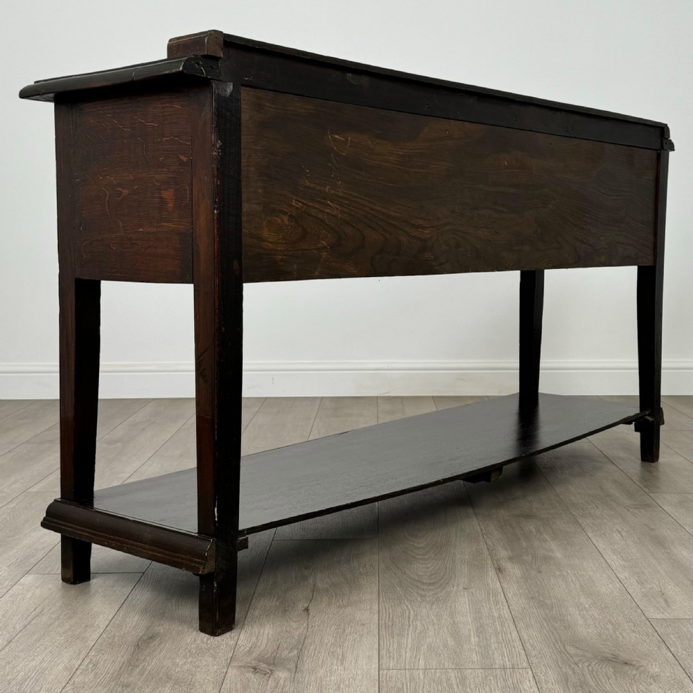 Antique 18th Century Good Quality Dresser Base In Oak  View IV