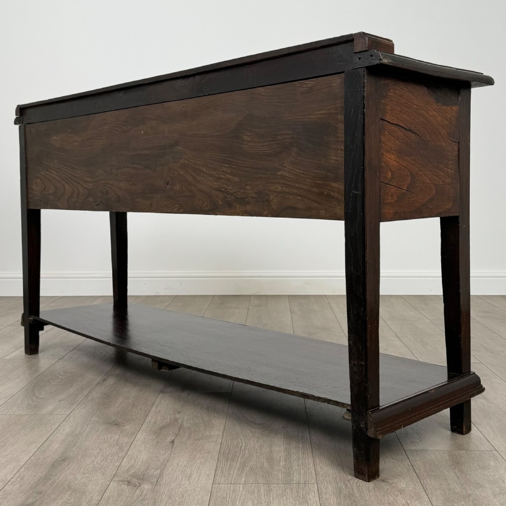 Antique 18th Century Good Quality Dresser Base In Oak  View VI